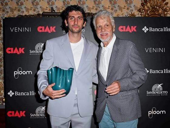Venice, 81st Venice Film Festival 2024 -. Ciak Award. In the photo: Pietro Castellitto and Michele Placido  Copyright: xManuelexMangiarottix xipa-agencyx xPoolxPhotoxEventsx04x IPA_Agency_IPA49388306