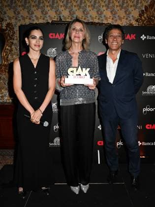 Venice, 81st Venice Film Festival 2024 -. Ciak Award. In the photo Selene Camarazza Margherita Buy, Director Flavio Natalia  Copyright: xManuelexMangiarottix xipa-agencyx xPoolxPhotoxEventsx04x IPA_Agency_IPA49388614