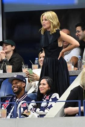 Celebrities spotted on day 11 at The US Open Featuring: Elizabeth Banks, Victor Cruz Where: Queens, New York, United States When: 05 Sep 2024 Credit: Sophie Fritz startraksphoto.com EDITORIAL USE ONLY. NOT FOR USE BY NEWSPAPERS BASED IN THE UK. Copyright: xSOPHIExFRITZx instar54098234
