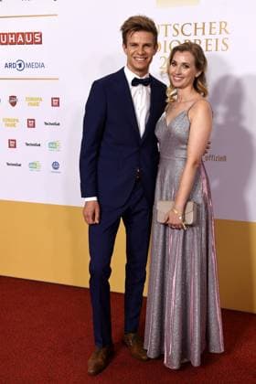Andreas Wellinger and Jacqueline Wellinger at the German Radio Award ceremony on 5 09 2024 in Hamburg German Radio Award 2024 ceremony in Hamburg