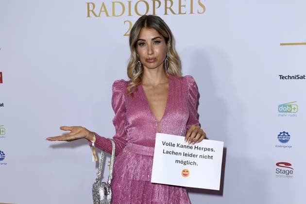 Cathy Hummels at the German Radio Award ceremony on 05 09 2024 at the Stage Theater Neue Flora in Hamburg