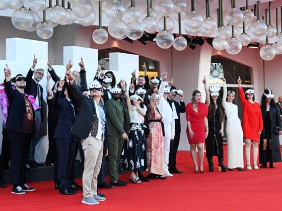 Entertainment Themen der Woche KW36 Entertainment Bilder des Tages Venice, 81st Venice Film Festival 2024 - Tenth Evening. Red Carpet of the film Kjaerlighet (Love) . In the photo masks  Copyright: xManuelexMangiarottix xipa-agencyx xPoolxPhotoxEventsx04x IPA_Agency_IPA49407093