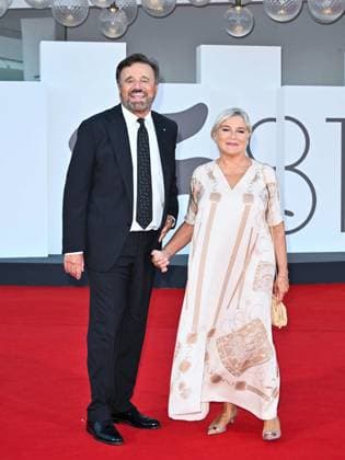 Filmfestspiele in Venedig, Nuovo IMAIE Award - Roter Teppich Venice, 81st Venice Film Festival 2024 - Tenth evening. Nuovo IMAIE Award In the photo: Silvia Verdone, Christian De Sica  Copyright: xSimonexComix xipa-agency.netx xPoolxPhotoxEventsx04x IPA_Agency_IPA49408663
