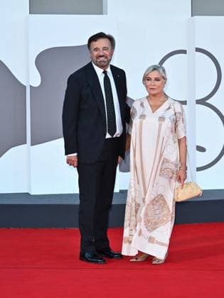 Filmfestspiele in Venedig, Nuovo IMAIE Award - Roter Teppich Venice, 81st Venice Film Festival 2024 - Tenth evening. Nuovo IMAIE Award In the photo: Silvia Verdone, Christian De Sica  Copyright: xSimonexComix xipa-agency.netx xPoolxPhotoxEventsx04x IPA_Agency_IPA49408666