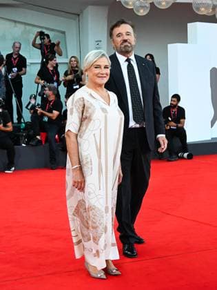Venice, 81st Venice Film Festival 2024 - Tenth evening. Nuovo IMAIE Award In the photo: Silvia Verdone, Christian De Sica  Copyright: xManuelexMangiarottix xipa-agencyx xPoolxPhotoxEventsx04x IPA_Agency_IPA49412005