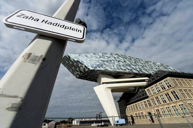 Havenhuis van Antwerpen - Nieuwe Havenhuis van Antwerpen - Nouvelle Maison Portuaire d Anvers (architecte Zaha Hadid) 23 9 2016 pict. by Bert Van Den Broucke Photo News Antwerpen Belgium  Copyright: xBertxVanxDenxBrouckex