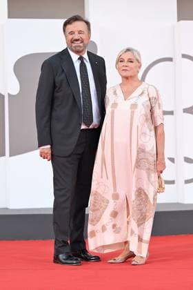 Nuovo IMAIE Award Red Carpet - The 81st Venice International Film Festival, Venice, Italy 06 Sept 2024 Christian De Sica, Silvia Verdone attend Nuovo IMAIE Award Red Carpet - The 81st Venice International Film Festival, Venice, Italy 06 Sept 2024, Credit:Maria Laura Antonelli Avalon Italy, Venice  Copyright: xMariaxLauraxAntonellix xAvalonx 0905352796