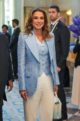 Entertainment Themen der Woche KW36 Cernobbio: Cernobbio, TEHA FORUM 2024 second day of work Pictured: Rania al-YÄÂsÄÂ«n Queen of Jordan Cernobbio  - ZUMAp169 20240907_zea_p169_078 Copyright: xRiccardoxGIordanox
