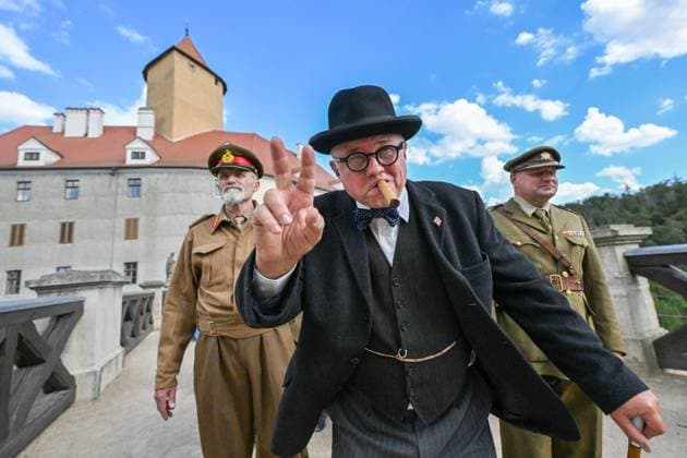 Bilder des Jahres 2024, Entertainment 09 September Entertainment Themen der Woche KW36 Entertainment Bilder des Tages Winston Churchill Day on 150th anniversary of his birth, at castle Veveri in Brno, Czech Republic, September 7, 2024. (CTKxPhoto VaclavxSalek) CTKPhotoP2024090703836  CTKPhotoP2024090703836