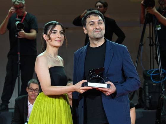 Venice, 81st Venice Film Festival 2024 - Eleventh Evening: Closing Ceremony. Winners Photocall. Pictured: Arshia Shakiba, Zayne Akyol  Copyright: xManuelexMangiarottix xipa-agencyx xPoolxPhotoxEventsx04x IPA_Agency_IPA49438233