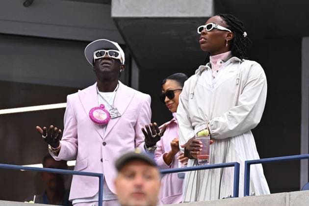 US Open - Celebs Watch Women s Final Singer Flavor Fav attends the women s final at the 2024 US Open at Billie Jean National Tennis Center in New York City, NY, USA, on September 7, 2024. Photo by Corinne Dubreuil ABACAPRESS.COM New York City NY United States  Copyright: xDubreuilxCorinne ABACAx