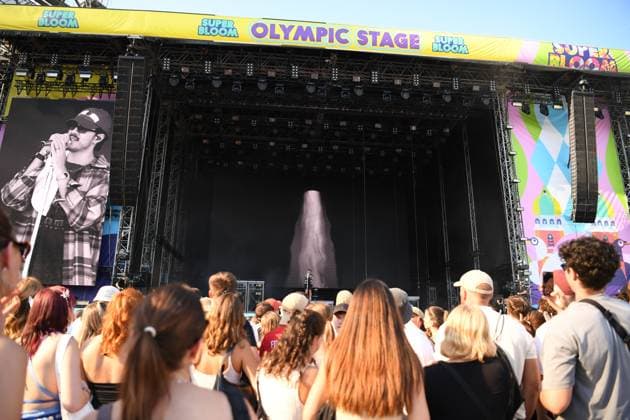 German rapper Rin during his performance at the Superbloom music festival in Munich on 07 09 2024 Munich Olympiapark Bavaria Germany