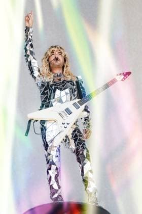 Singer Bill Kaulitz from Tokio Hotel during his performance at the Superbloom music festival in Munich on 07 09 2024 Munich Olympiapark Bavaria Germany
