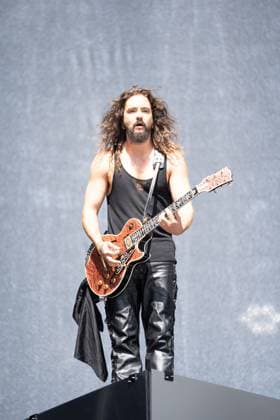 Singer Tom Kaulitz from Tokio Hotel during his performance at the Superbloom music festival in Munich on 07 09 2024 Munich Olympiapark Bavaria Germany