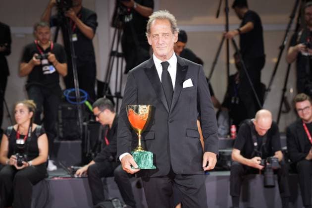 IPP Photo Daniele Cifala™ Venice 07 09 2024 2024 Winners Photocall The 81st Venice International Film Festival in the photo Vincent Lindon Italy Photo Press World Copyright