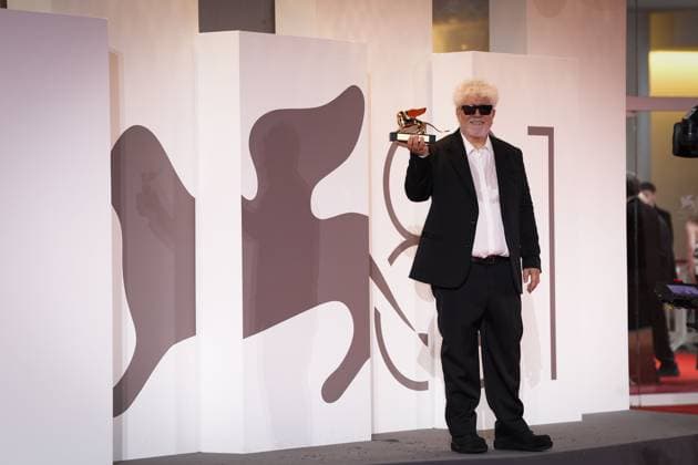IPP Photo Daniele Cifala™ Venice 07 09 2024 2024 Winners Photocall The 81st Venice International Film Festival in the photo Pedro Almodovar Italy Photo Press World Copyright