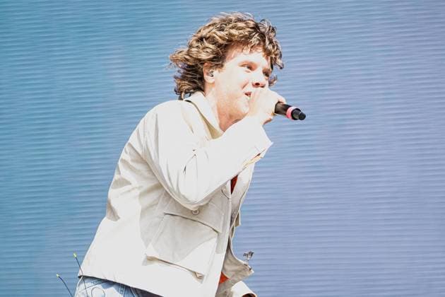 The singer Zartmann during his performance at the Superbloom music festival in Munich on 08 09 2024 Munich Olympiapark Bavaria Germany