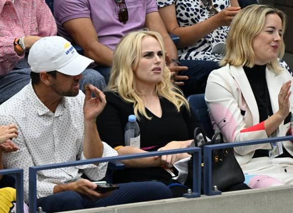 FLUSHING NY- SEPTEMBER 07: **NO NY NEWSPAPERS** Rebel Wilson is seen during the 2024 US Open women™s singles final Jessica Pegula Vs Aryna Sabalenka on Arthur Ashe Stadium at the USTA Billie Jean King National Tennis Center on September 7, 2024 in Flushing Queens. Copyright: xmpi04x