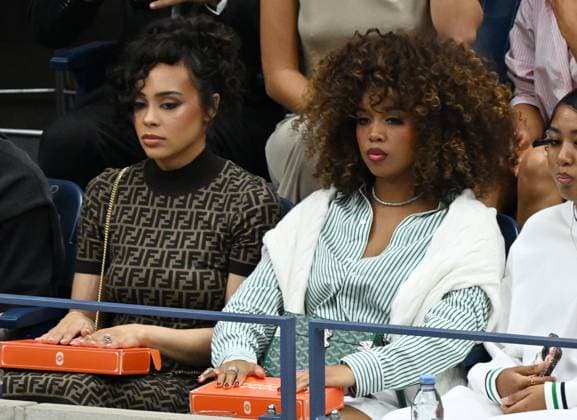 FLUSHING NY- SEPTEMBER 07: **NO NY NEWSPAPERS** H.E.R. is seen during the 2024 US Open women™s singles final Jessica Pegula Vs Aryna Sabalenka on Arthur Ashe Stadium at the USTA Billie Jean King National Tennis Center on September 7, 2024 in Flushing Queens. Copyright: xmpi04x