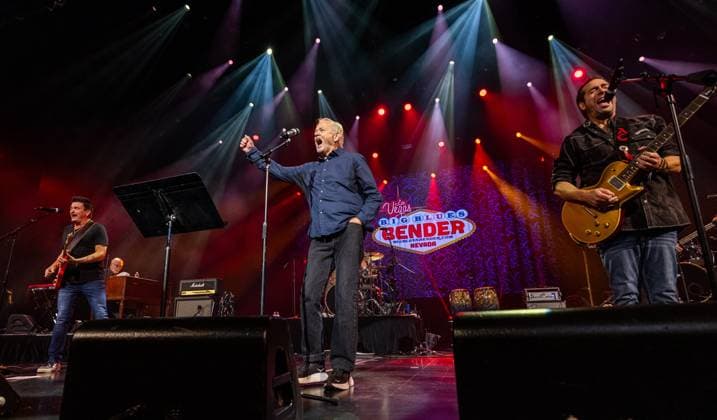 Bill Murray performs with Blood Brothers Mike Zito and Albert Castiglia at the 2024 Big Blues Bender Music Festival at Westgate Las Vegas Resort & Casino Featuring: Mike Zito, Bill Murray and Albert Castiglia Where: Las Vegas, Nevada, United States When: 07 Sep 2024 Credit: MediaPunch INSTARimages EDITORIAL USE ONLY. NOT FOR USE BY NEWSPAPERS BASED IN THE UK. Copyright: xErikxKabikxPhotography xMediaPunchx instar54104483