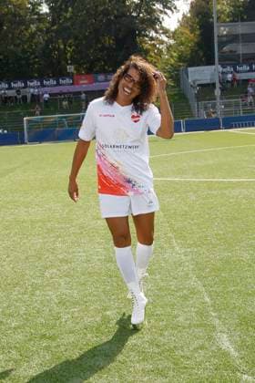 Jorge Gonzalez at the Kicken mit Herz charity football match for the benefit of the childrens heart ward at Eppendorf University Hospital on 8 September 2024 in Hamburg Kicken mit Herz 2024 charity event in Hamburg