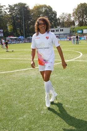 Jorge Gonzalez at the Kicken mit Herz charity football match for the benefit of the childrens heart ward at Eppendorf University Hospital on 8 September 2024 in Hamburg Kicken mit Herz 2024 charity event in Hamburg