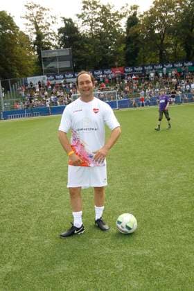 Axel Bosse at the charity football match Kicken mit Herz in aid of the childrens cardiac ward at the Eppendorf University Hospital on 8 September 2024 in Hamburg Kicken mit Herz 2024 charity event in Hamburg