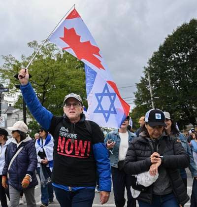September 8, 2024, Montreal, Pq, Canada: People take part in a March for Jerusalem in Montreal, Sunday, September 8, 2024. Montreal Canada - ZUMAc35_ 20240908_zaf_c35_030 Copyright: xGrahamxHughesx