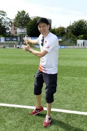 Steffen Hallaschka at the 16 charity football match Kicken mit Herz in aid of the childrens heart ward at UKE Eppendorf in Hamburg on 08 09 2024