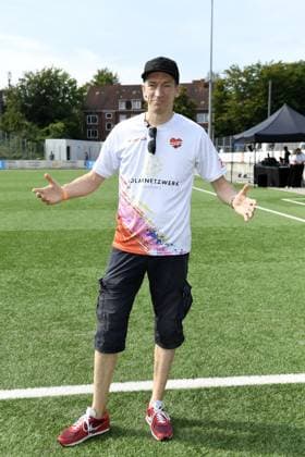 Steffen Hallaschka at the 16 charity football match Kicken mit Herz in aid of the childrens heart ward at UKE Eppendorf in Hamburg on 08 09 2024