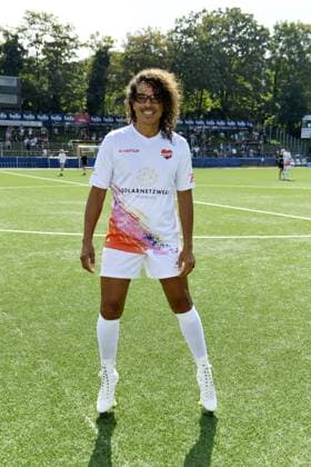 Jorge Gonzalez at the 16 charity football match Kicken mit Herz in aid of the childrens heart ward at UKE Eppendorf in Hamburg on 08 09 2024
