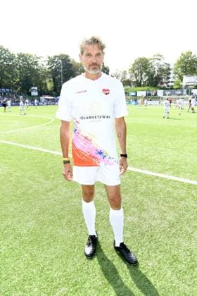 Götz Otto at the 16 charity football match Kicken mit Herz in aid of the childrens heart ward at UKE Eppendorf in Hamburg on 08 09 2024