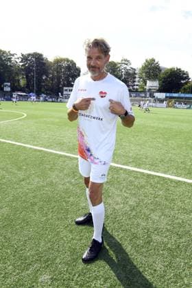 Götz Otto at the 16 charity football match Kicken mit Herz in aid of the childrens heart ward at UKE Eppendorf in Hamburg on 08 09 2024