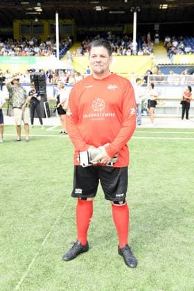 Tim Mälzer at the 16 charity football match Kicken mit Herz in aid of the childrens heart ward at UKE Eppendorf in Hamburg on 08 09 2024