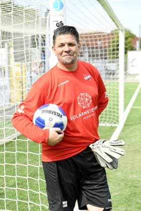 Tim Mälzer at the 16 charity football match Kicken mit Herz in aid of the childrens heart ward at UKE Eppendorf in Hamburg on 08 09 2024