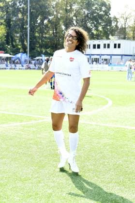 Jorge Gonzalez at the 16 charity football match Kicken mit Herz in aid of the childrens heart ward at UKE Eppendorf in Hamburg on 08 09 2024