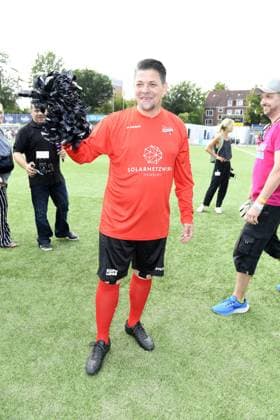 Tim Mälzer at the 16 charity football match Kicken mit Herz in aid of the childrens heart ward at UKE Eppendorf in Hamburg on 08 09 2024