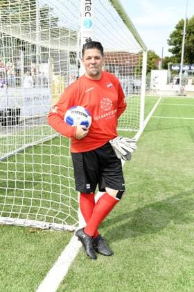 Tim Mälzer at the 16 charity football match Kicken mit Herz in aid of the childrens heart ward at UKE Eppendorf in Hamburg on 08 09 2024