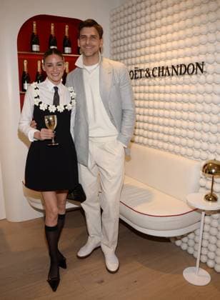 Celebrities at the Moet & Chandon Clubhouse suite at the US Open Featuring: Olivia Palermo, Johannes Huebl Where: Queens, New York, United States When: 08 Sep 2024 Credit: Joey Andrew startraksphoto.com EDITORIAL USE ONLY. NOT FOR USE BY NEWSPAPERS BASED IN THE UK. Copyright: xJOEYxANDREWx instar54104606