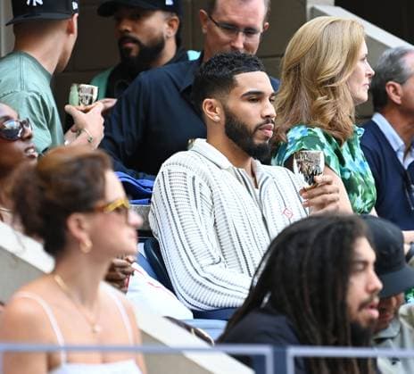 Celebrities at the Moet & Chandon Clubhouse suite at the US Open Featuring: Jayson Tatum Where: Queens, New York, United States When: 08 Sep 2024 Credit: Joey Andrew startraksphoto.com EDITORIAL USE ONLY. NOT FOR USE BY NEWSPAPERS BASED IN THE UK. Copyright: xJOEYxANDREWx instar54104610