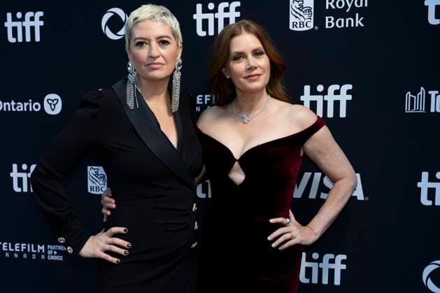 September 8, 2024, Toronto, On, Canada: Marielle Heller and Amy Adams are photographed on the red carpet of the TIFF Tribute Awards, during the Toronto International Film Festival, in Toronto, on Sunday, Sep. 8, 2024. Toronto Canada  - ZUMAc35_ 20240908_zaf_c35_123 Copyright: xArlynxMcadoreyx