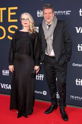 September 8, 2024, Toronto, Ontario, Canada: Julie Delpy (L) and Michael Gentile (R) at the TIFF Tribute Awards 2024 held at the Fairmont Royal York in Toronto, Ontario, Canada during the 2024 Toronto International Film Festival Toronto Canada - ZUMAm154 20240908_zap_m154_072 Copyright: xAngelxMarchinix