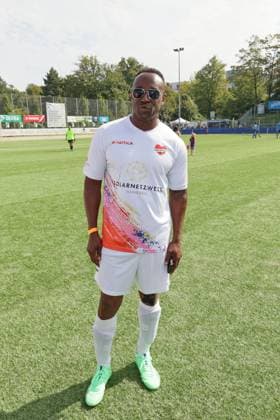 KICKEN MIT HERZ, 08 09 2024 Jerry Kwarteng, Kicken mit Herz the charity football match in aid of the UKE childrens ward at the SC Victoria stadium, Hamburg, 08 09 2024 Copyright: xEventpressxMPx