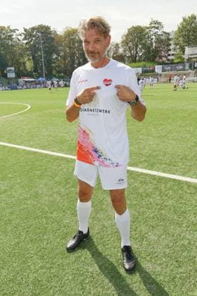 KICKEN MIT HERZ, 08 09 2024 Götz Otto, Kicken mit Herz the charity football match in aid of the UKE childrens ward at the SC Victoria stadium, Hamburg, 08 09 2024 Copyright: xEventpressxMPx