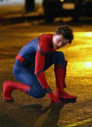 Actor Tom Holland was on the Queens set of the new movie Spider-Man: Homecoming on September 26 2016 in New York City FAM18217 Copyright: x FAMOUSx abf83649