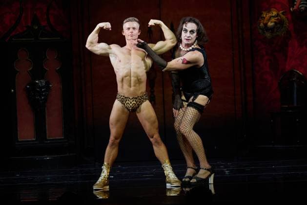 Entertainment Themen der Woche KW37 Entertainment Bilder des Tages Rocky Horror Show media call, London, UK Jason Donovan and Morgan Jackson pictured on stage at the Rocky Horror Show media call held at the Dominion Theatre London, UK . 10 September, 2024 ., Credit:Alan D West Avalon UK, London, Dominion Theatre  Copyright: xAlanxDxWestx xAvalonx 0906315370