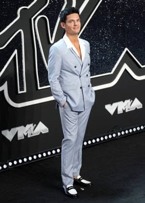 Kevan Kenney arrives on the red carpet at the 2024 MTV Video Music Awards VMA s at the UBS Arena in Elmont, New York on Wednesday, September 11, 2024.  NYP202409111006 DerekxC.xFrench