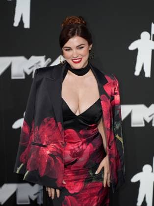 Karissa Dumbacher arrives on the red carpet at the 2024 MTV Video Music Awards VMA s at the UBS Arena in Elmont, New York on Wednesday, September 11, 2024.  NYP202409111015 DerekxC.xFrench