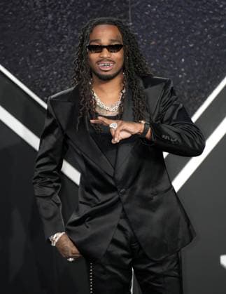 Quavo arrives on the red carpet at the 2024 MTV Video Music Awards VMA s at the UBS Arena in Elmont, New York on Wednesday, September 11, 2024.  NYP202409111051 DerekxC.xFrench