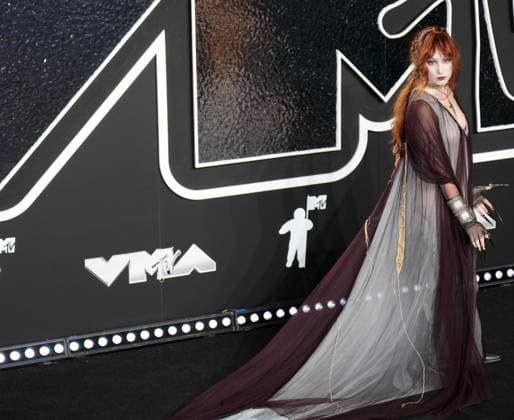 Chappell Roan arrives on the red carpet at the 2024 MTV Video Music Awards VMA s at the UBS Arena in Elmont, New York on Wednesday, September 11, 2024.  NYP202409111059 DerekxC.xFrench